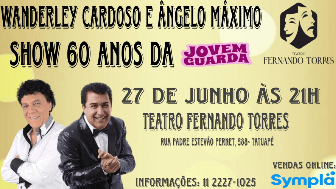 Wanderley Cardoso e Angelo Máximo no Show 60 Anos