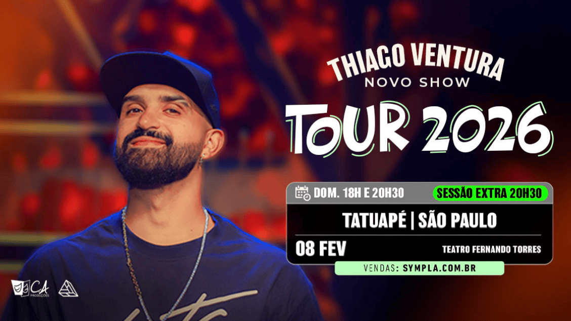THIAGO VENTURA|NOVO SHOW TOUR 2026|