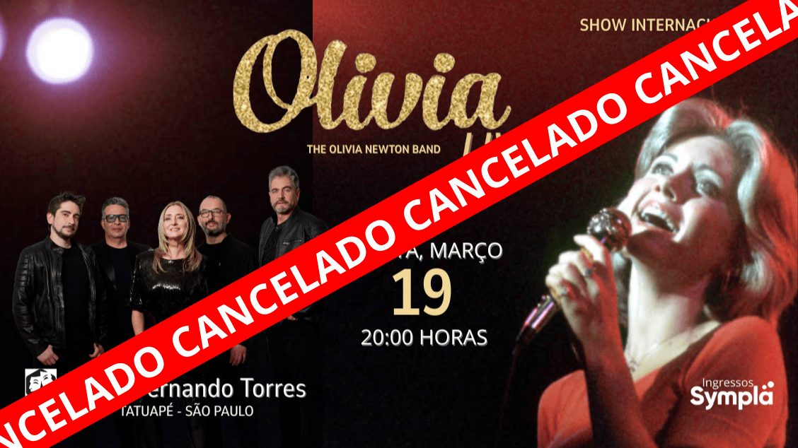Olivia Live com The Olivia Newton Band - CANCELADO